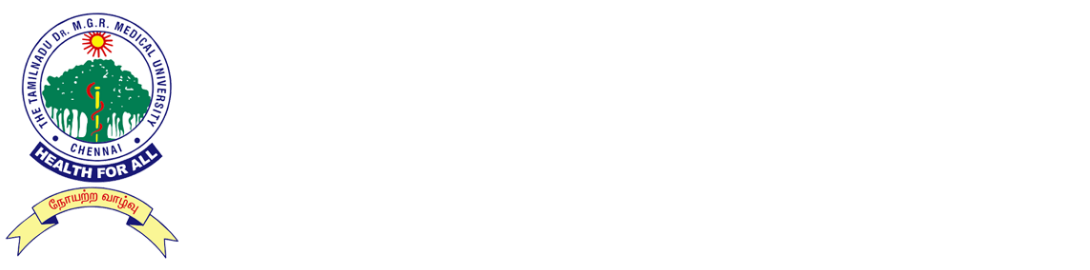 The Tamilnadu Dr.M.G.R. Medical University